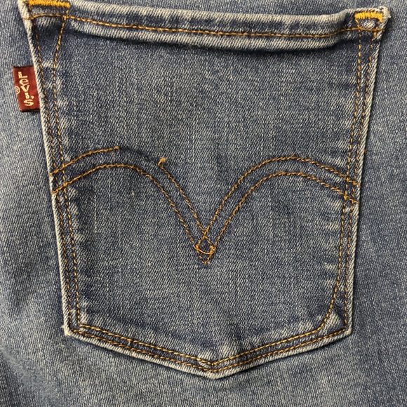 Levi's Perfectly Slimming 512 Skinny Leg Blue Jeans $59 - Picture 4 of 11